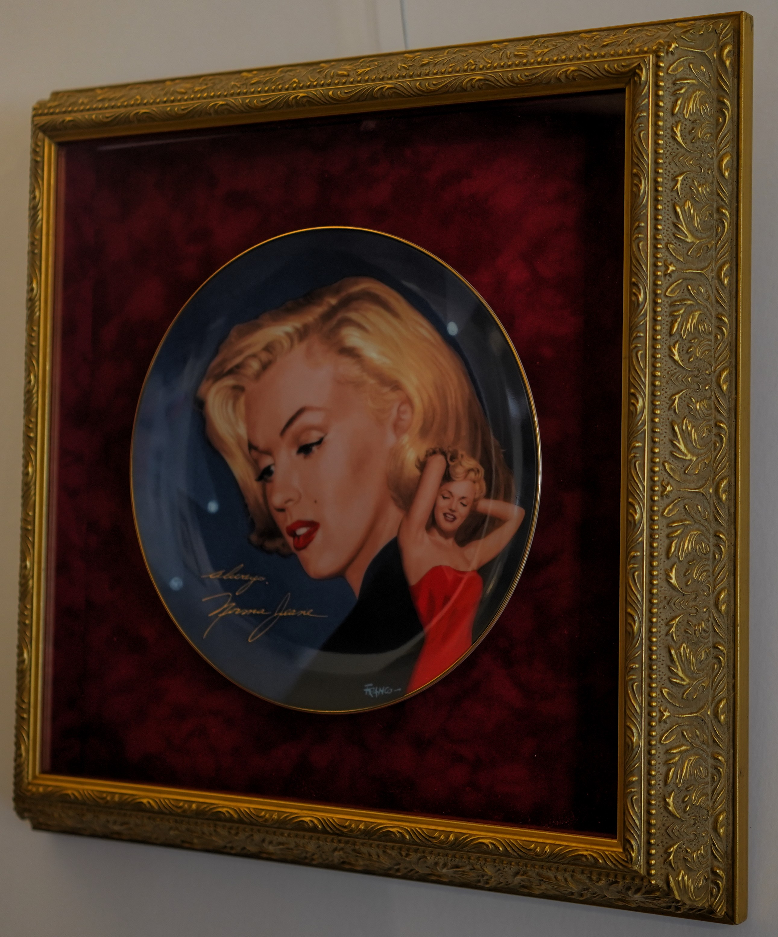 Custom Framed Decorative Plate
