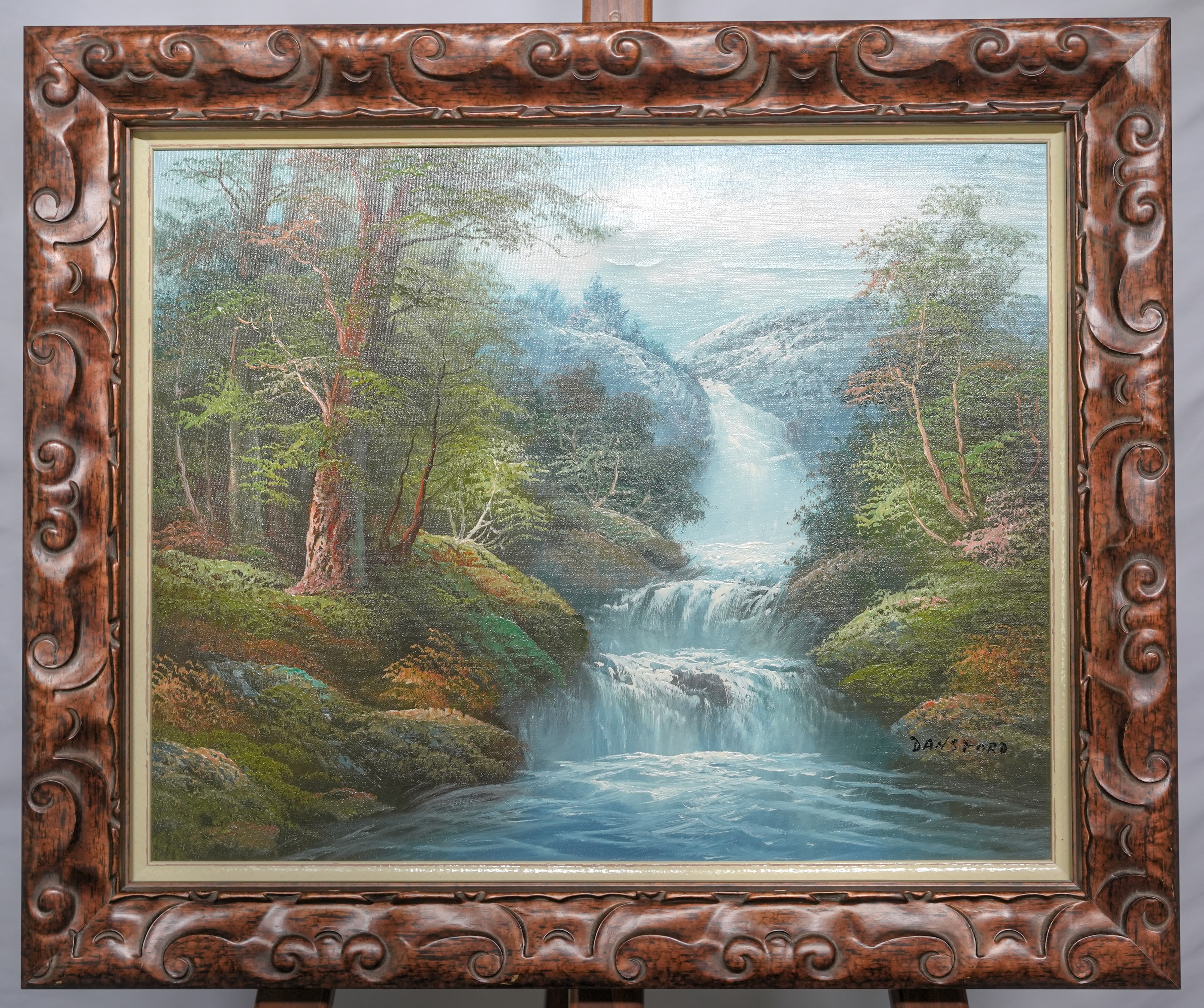 Custom Frame Painted Landscape